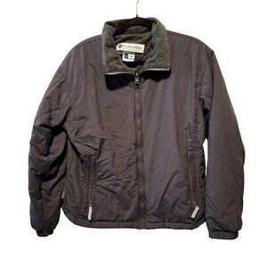 Columbia Womens Navy XL Jacket With Fleece Lining Outdoor  Cozycore Warm